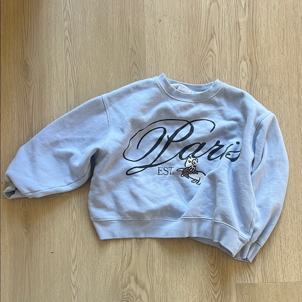 Zara girls sweatshirt